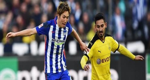 هيرتا يعرقل انطلاقة دورتموند وشالكه يواصل انتفاضته بثلاثية في شباك فولفسبورج .. فيديو